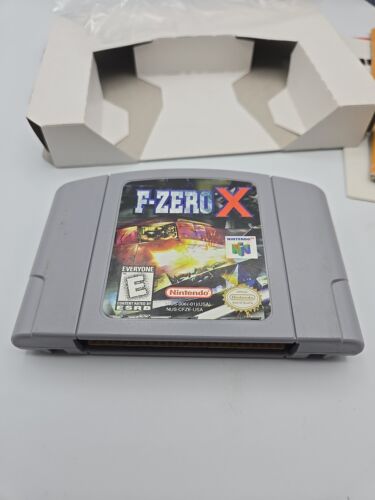 F-Zero X N64 Complete In Box CIB Near Mint Nintendo 64 With Manual And Protector - Picture 4 of 16