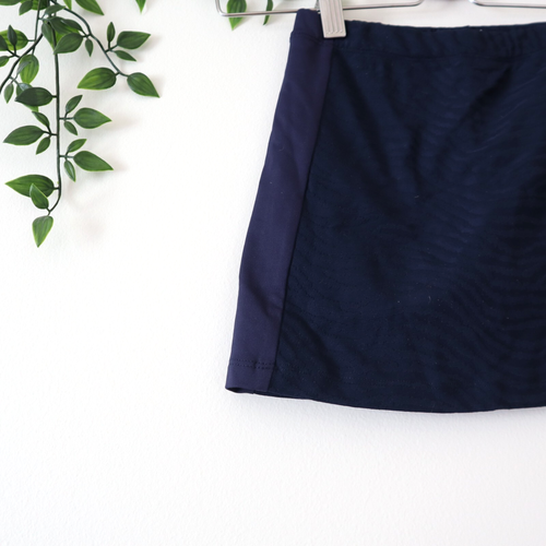 NEW J.McLaughlin Girls' Navy Blue Palm Spring Radio Waves Skort Size 5 - Picture 2 of 4