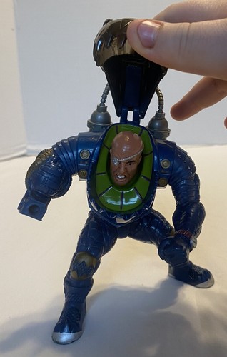 Street Sharks PowerBite Dr Piranoid 1995 StreetWise Action Figure Mattel Vtg - Picture 2 of 4