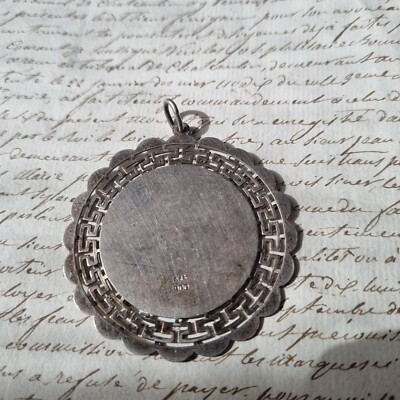 Pendentif Médaille Apollon En Argent Massif (sterling) - Grande Taille - Occasion