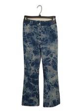 Tie dye Flared Bottom Jeans Small Retro Hippie 70's