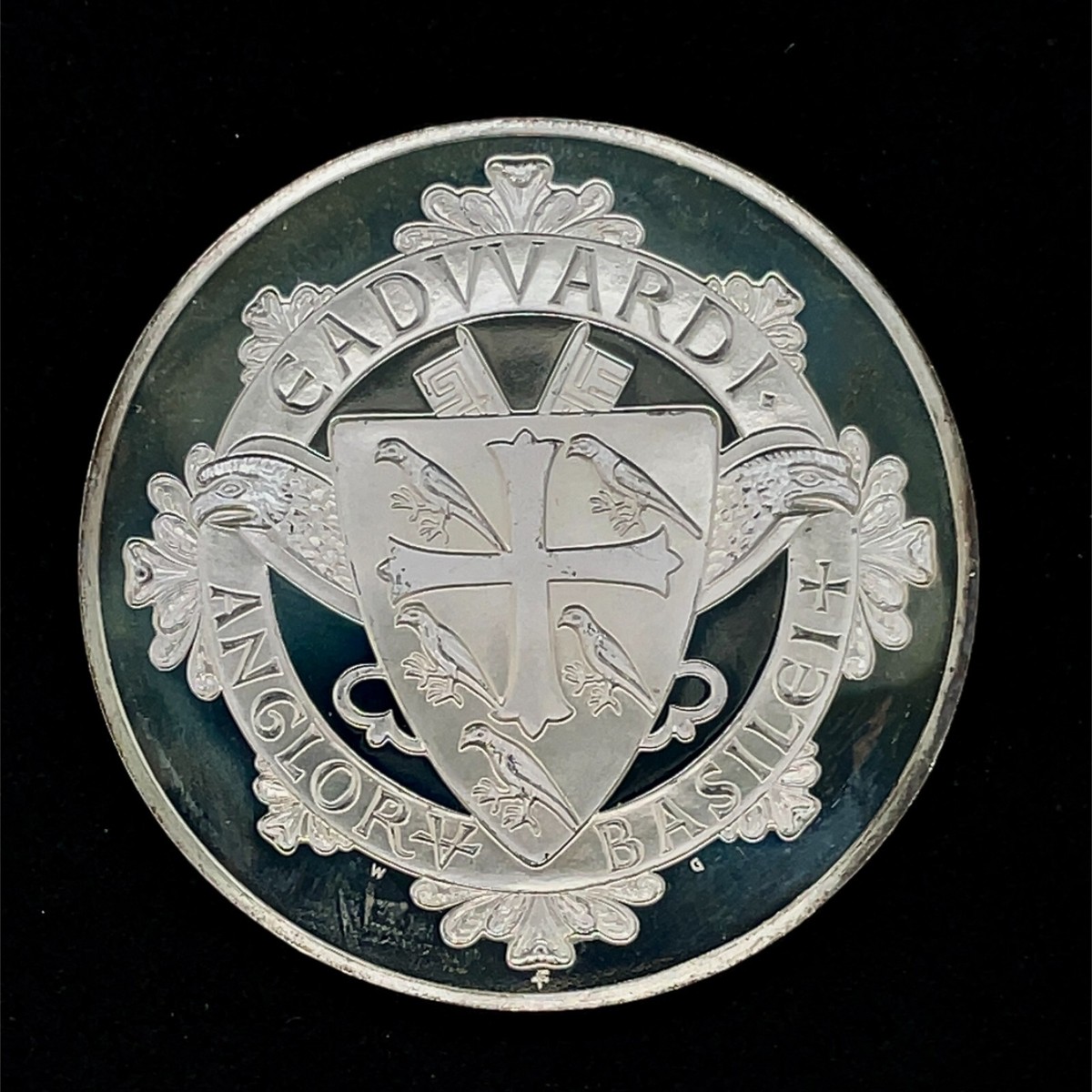 1970 Franklin Mint Edward (1042-1066) .0925 Silver Proof Art Medal