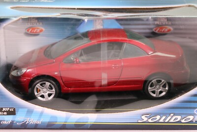 SOLIDO PEUGEOT 307 Cc Grise Tres Tres Bon État Sans Boite 1/18 1:18 EUR 29,99 - FR