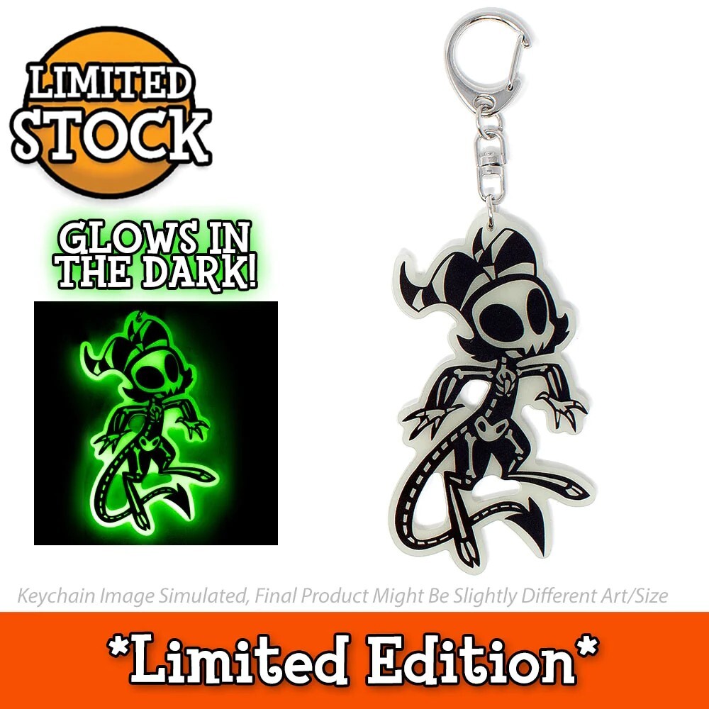 Helluva Boss Moxxie Skeleton Glow in the Dark Limited Edition