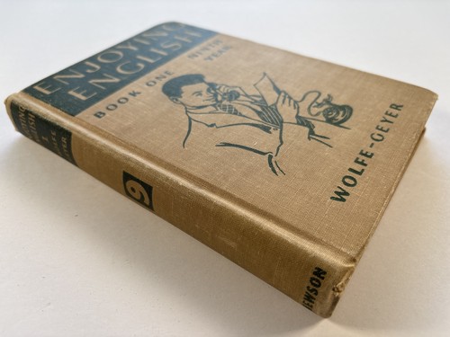 Vintage 1946 Revised Edition Enjoying English Textbook - Picture 14 of 15