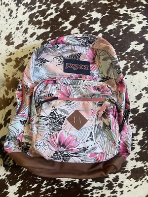 Nice GENUINE JANSPORT CITY VIEW Agave Zebra LEATHER