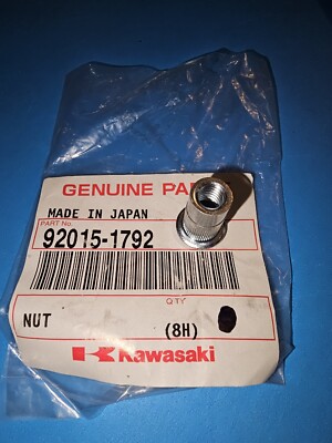 NEW OEM KAWASAKI 92015-1792 Pop Nut 6mm L=16.5 KX KDX KLX KRF KRT
