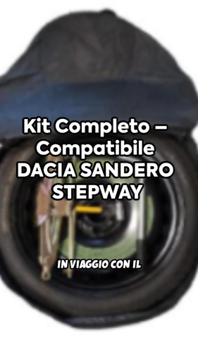 Reserverad Dacia Sandero Stepway 16 4F Wagenheber Tasche Handschuhe Schlüssel Schraubendreher - Video 1 von 1