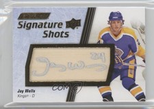 2024-25 Upper Deck Engrained Icons Jay Wells #SS-JW Auto 11jd