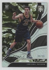 2017-18 Panini Totally Certified Rookies Camo 8/25 TJ Leaf #118 0c2