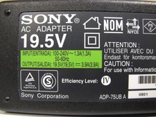 Genuine OEM Sony VAIO VGP-AC19V19 Laptop Power Adapter 19.5V 3.9A Tested USA