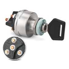 4-Position Universal Ignition Key Switch for 12V Car, Truck, Tractor,