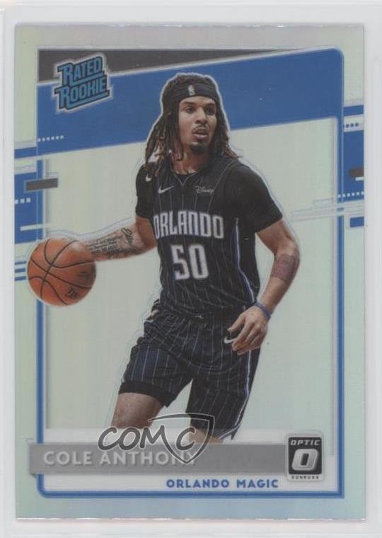 2020-21 Panini Donruss Optic Rated Rookie Holo Prizm Cole Anthony #165 1d0h