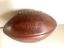 Vintage Wilson football. JOHN BRODIE Official F1134