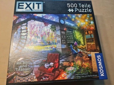 Exit Puzzle Das Verborgene Atelier, 500 Teile, 7 Rätsel, mit Story