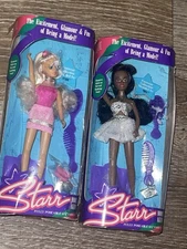 STARR Model Agency 6.5" Fully Poseable TWO Dolls Old Stock Toya & Starr Unused