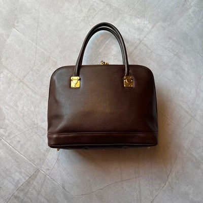 vintage Colombo Via Della Spiga Hand bag shoulder leather luxury design Italy