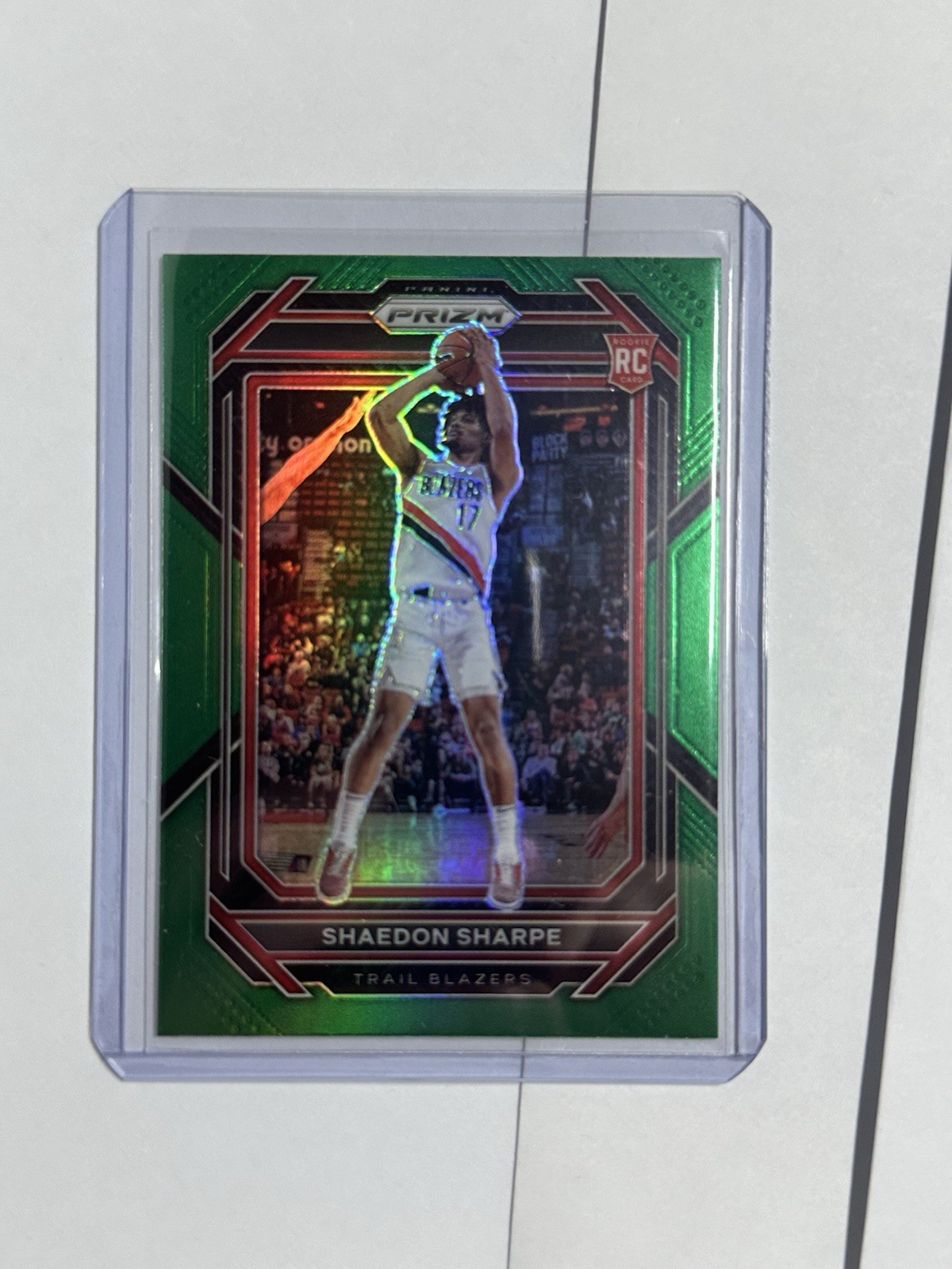 2022-23 Panini Prizm - Shaedon Sharpe #250 Green Prizm (RC)