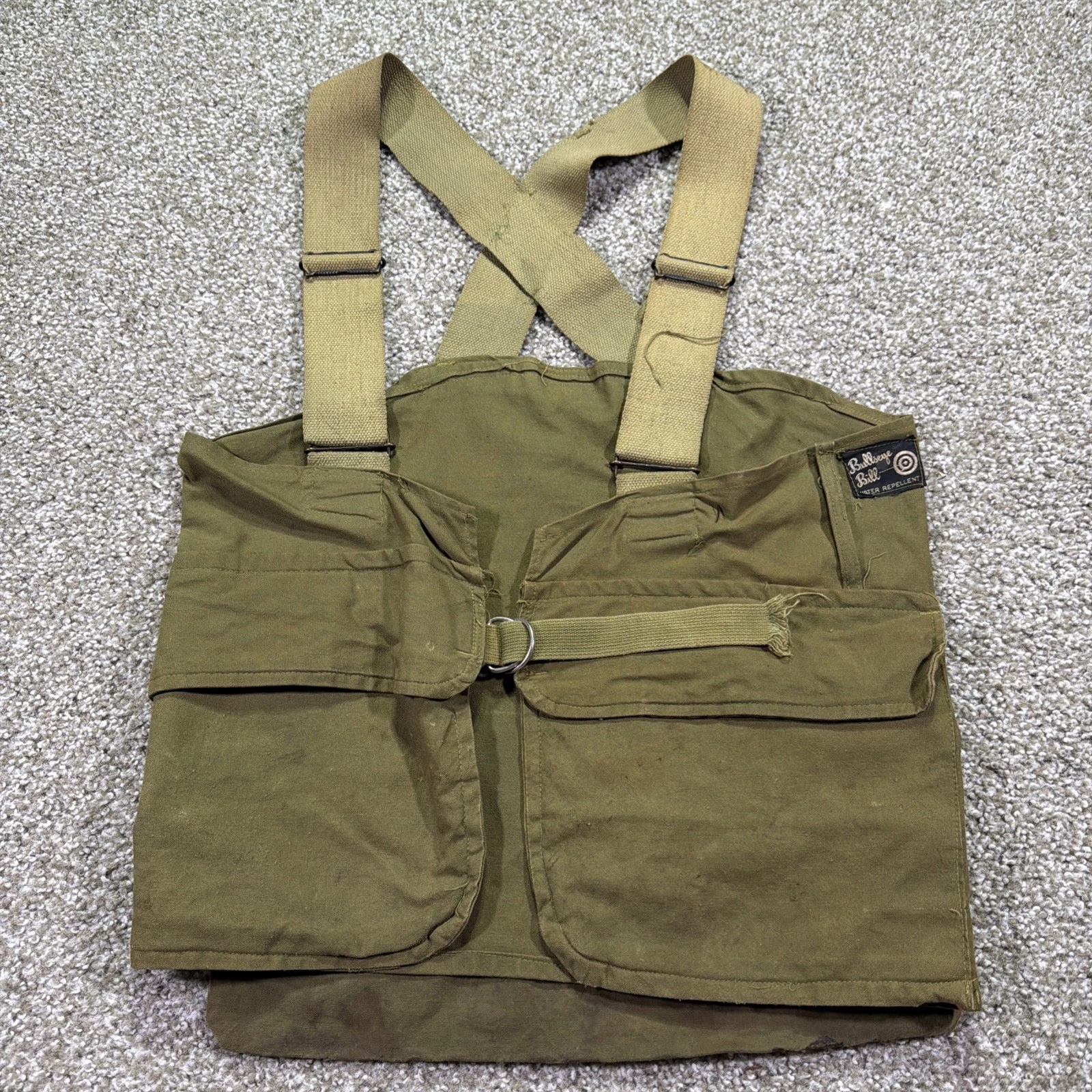 Vintage 50s Bullseye Bill Fly Fishing Best Military Green Size Small
Opens in a new window or tab