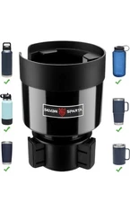 Seven Sparta Car Cup Holder Expander with Adjustable Base, Compatible with H...