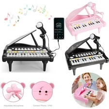 24 Keys Piano Toy Keyboard For Kids Toy Piano with Microphone Multiple Music