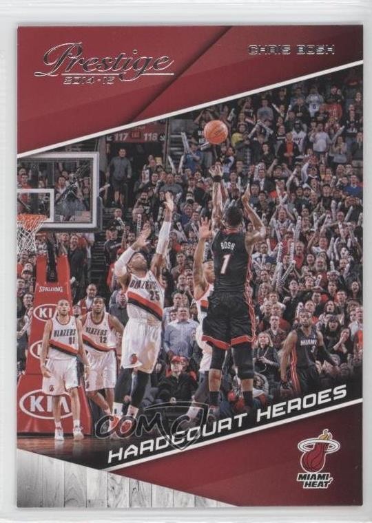 2014-15 Panini Prestige Hardcourt Heroes Chris Bosh #2 HOF 0f8