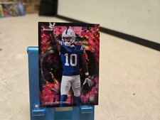 2024 Topps Finest Adonai Mitchell Rookie Red Geometric Refractor /3