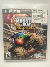 Monster Jam Path Of Destruction Sony Playstation 3 PS3. CIB Working