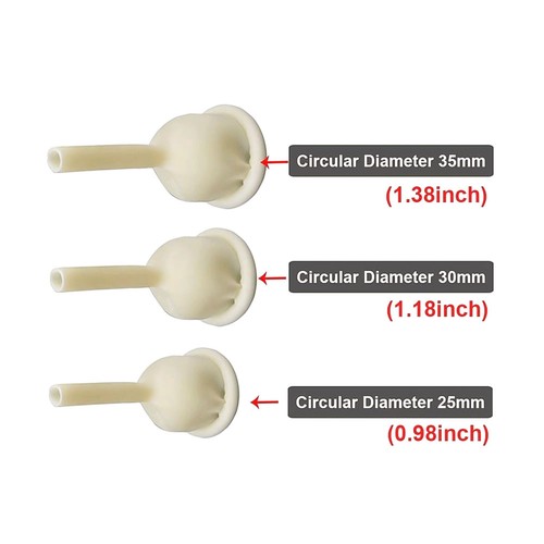 10Pcs Male External Catheter Disposable Urine Collector Medical Latex Urine Bag - Picture 4 of 14