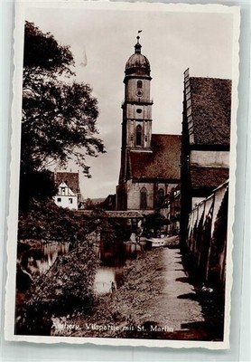 92224 W8450 Amberg , Oberpf - Vils mit St. Martin - 39767750