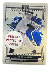2024 Panini Impeccable Stainless Stars 74/99 Mickey Mantle #13 HOF