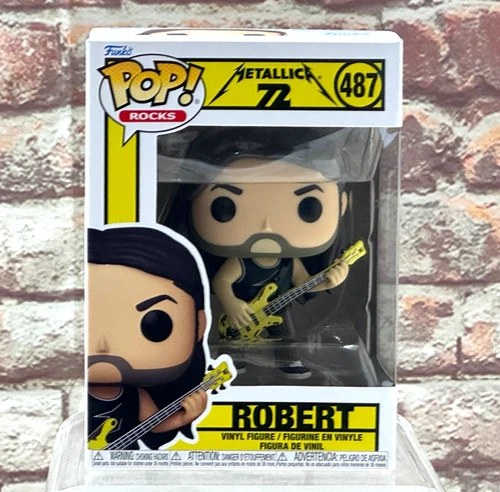 Funko Pop! Rocks - Robert Trujillo #487 - Metallica - FREE PopShield Protector