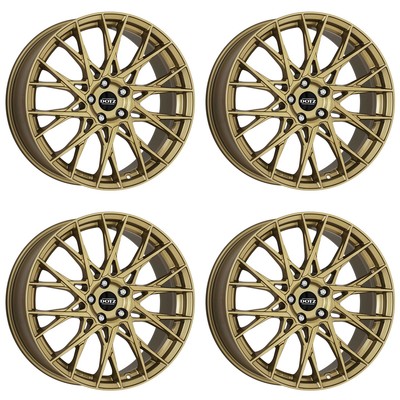 4 Dotz Fuji gold wheels 8.0Jx19 5x112 for Alfa Romeo Giulietta