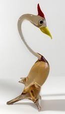 Vintage Murano Handblown Art Glass 6.5  Brown...