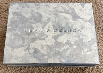 Dean & Deluca Galvanized Steel Metal Tin Tea Box