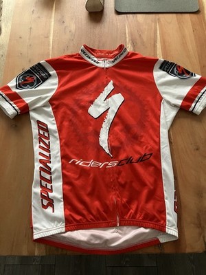 Specialized Riders Club Trikot Gr. M Fahrradtrikot Fahrradtrikot Trikot rot