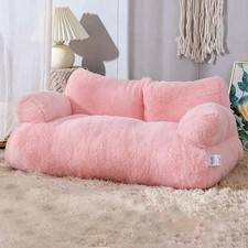 Pet Couch Bed Washable Cat Beds Fluffy Cat Sofa for Medium Small Dogs Non-Slip