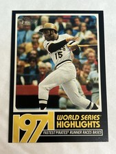 2020 Topps Heritage High Number - 1971 World Series Highlights Gene Clines WSH-9