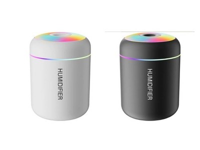 180 ml Mini-USB-Luftbefeuchter   Aroma-Diffusor & Nachtlicht für Auto & Zuhause
