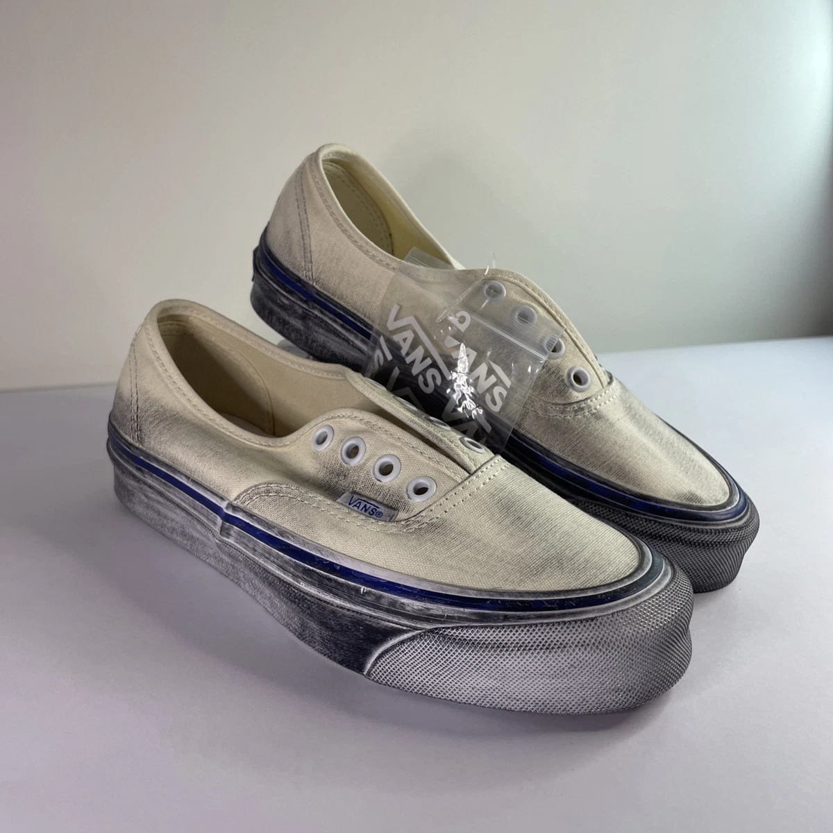 Vans OG Authentic LX Stressed - Classic White for sale | eBay