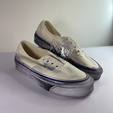 Vans OG Authentic LX 'Stressed Classic White' VN0A5FBD2VZ Unisex Size 4 men RARE