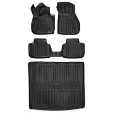 Gummi Fußmatten Kofferraumwanne für BMW X1 F48 2016-2022 obere Kofferraumboden