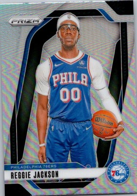 2024-25 Panini Prizm #162 Reggie Jackson Prizms Silver