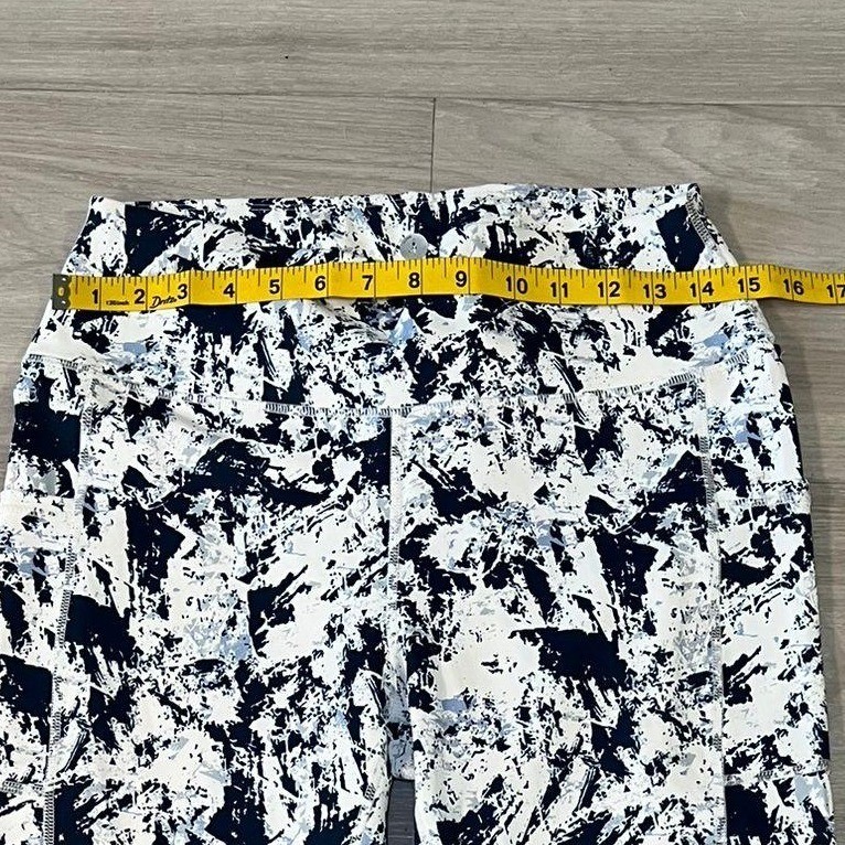 SOFIA Active Black White Blue Abstract Print High… - image 6