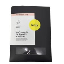 Knix Women's Super Absorbency Leakproof Boyshort Underwear Black Medium New