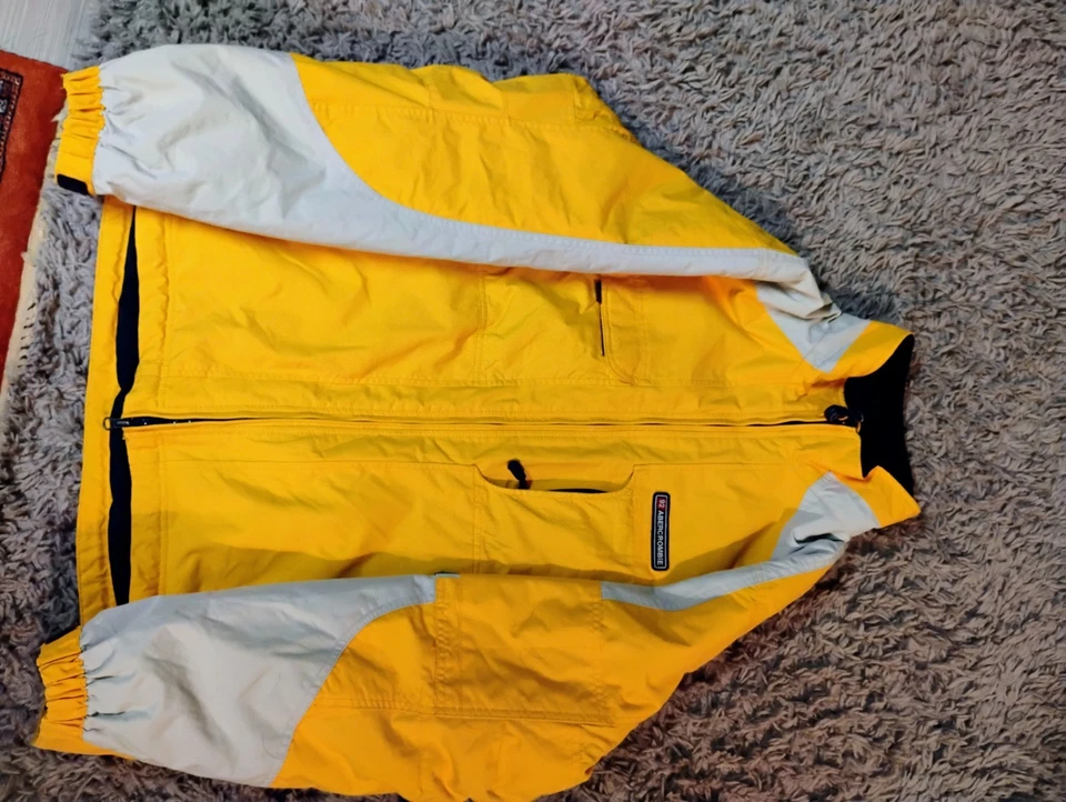 Chaqueta de Invierno Abercrombie & Fitch A92 Amarilla Esquí Snowboard Talla Med Usada Foto 3 de 4