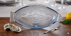Vintage GLASBAKE FISH #4141 Clear Glass Baking Serving Dish Shaped Platter MCM — photo 7