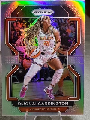 DiJonai Carrington - 3 Card Lot - WNBA Prizm / Donruss - Sun / Wings
