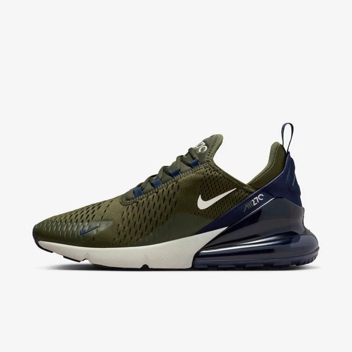 Authentic Nike Air Max 270 ® ( Men UK 7.5, 8 & 9 ) Cargo Khaki / Light Bone