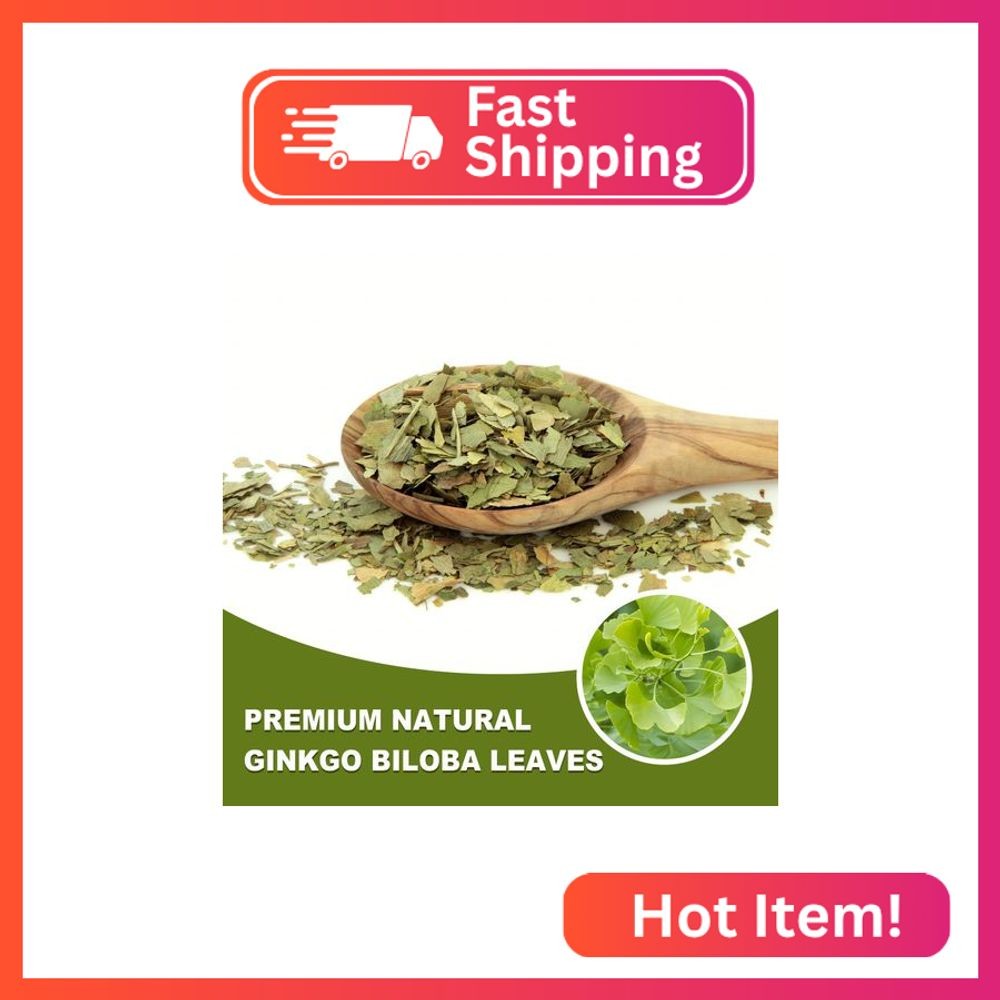 TEARELAE - Ginkgo Biloba Tea Bags, 50 Count - 100% Pure Ginkgo Biloba Leaves - N